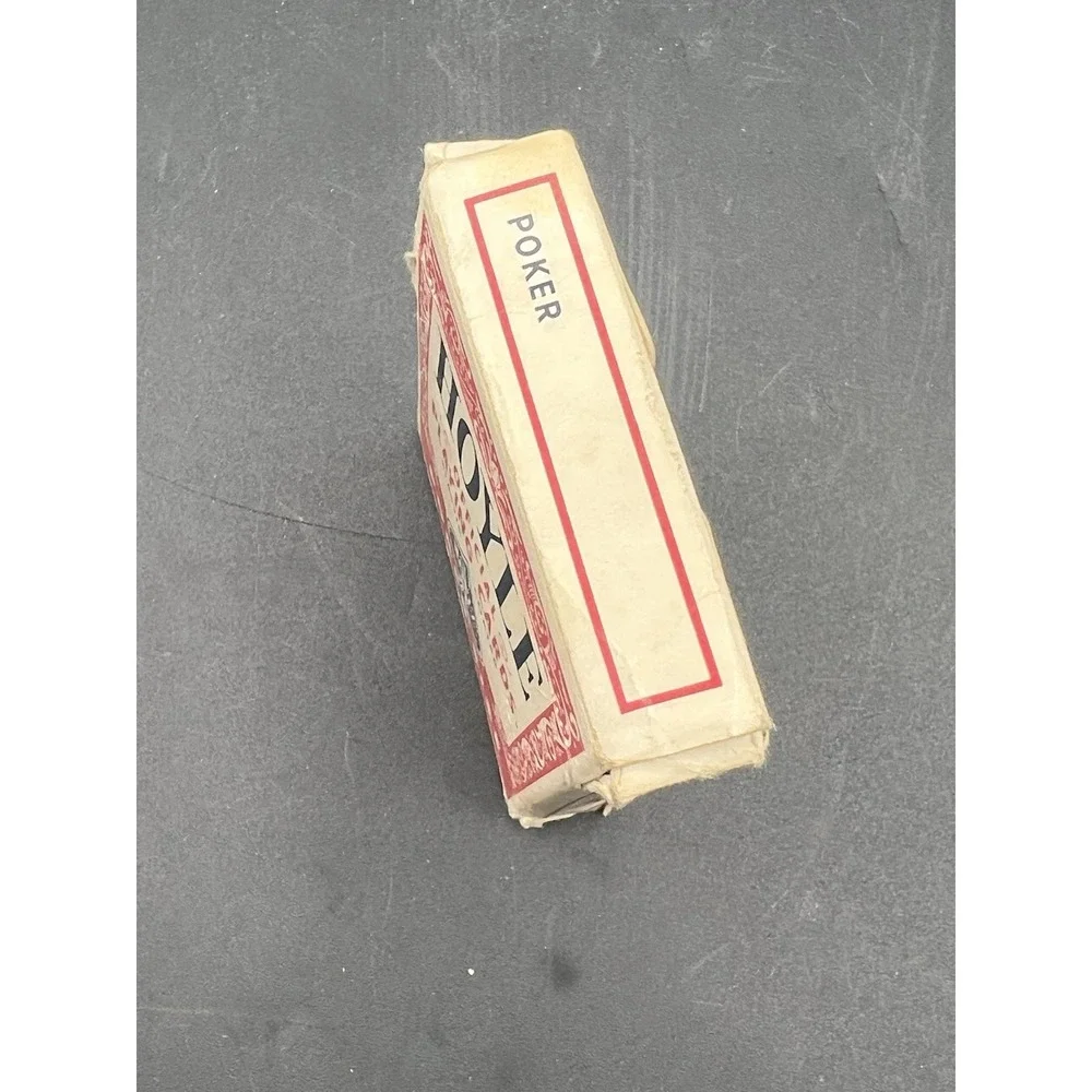 Vtg Hoyle Official  Playing Cards Plastic Coated Jumbo Face Nevada Finish,Nu-Vue